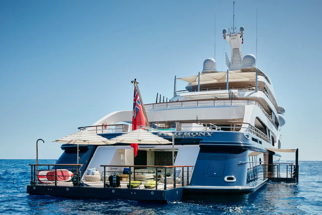 102m superyacht Symphony in Monaco