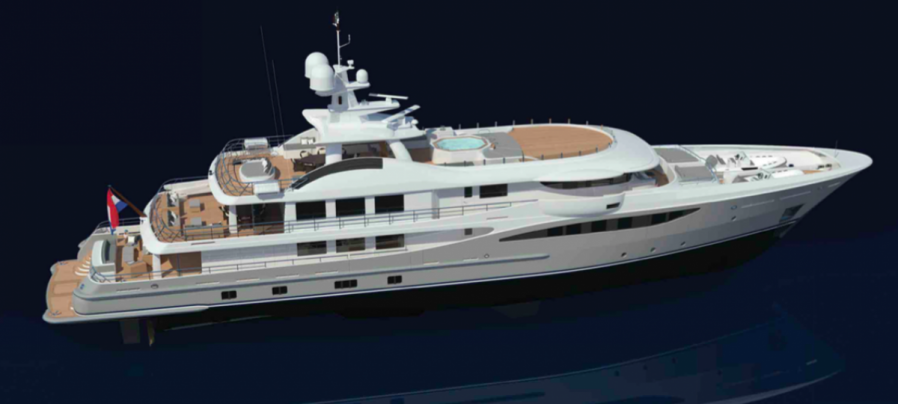 AMELS 180 - yacht construction project