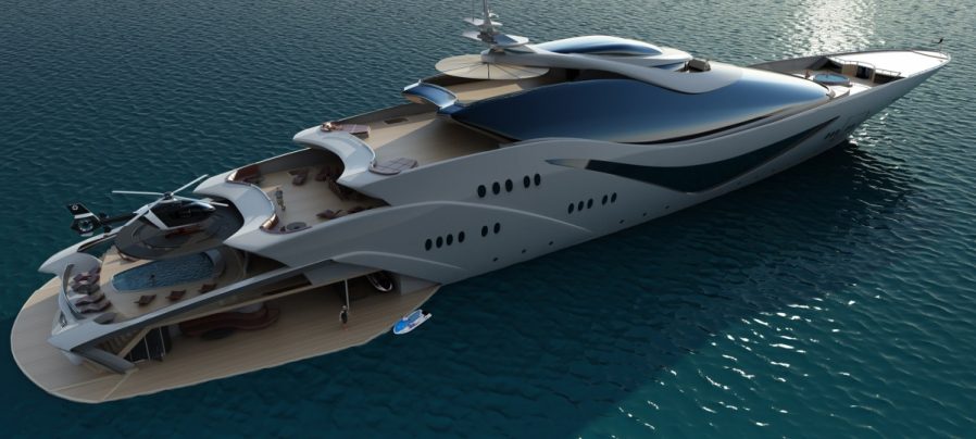 MAGNITUDE PROJECT - yacht construction, exterior layout