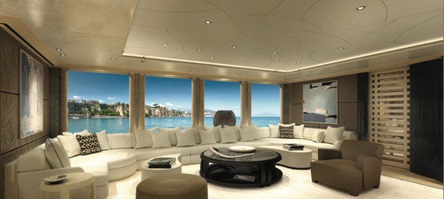 YASMIN - yacht construction, interior layout